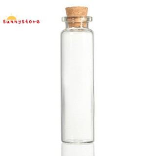 10 lọ thủy tinh mini 20ml có nút bần dùng trang trí