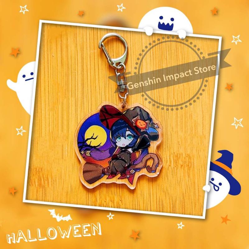 Mona Móc khoá genshin impact Halloween