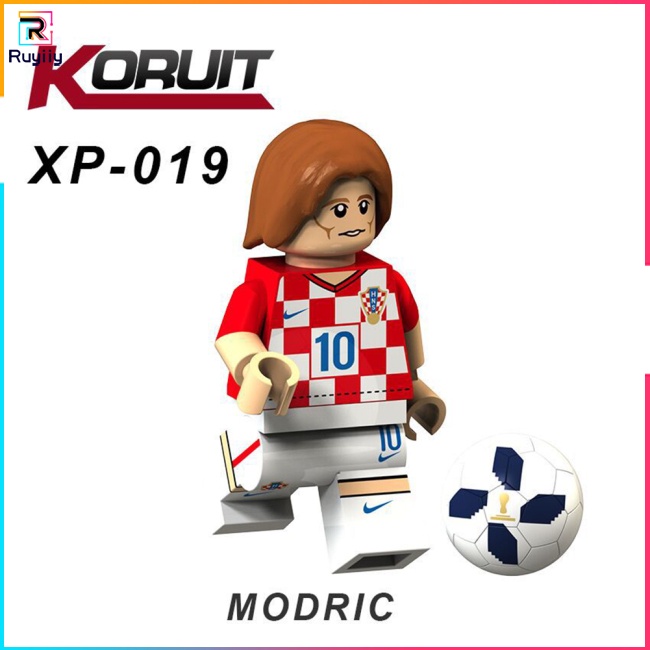 Bộ Đồ Chơi Lắp Ráp Mô Hình Thuyền Trưởng Bóng Đá World Cup R3 Bằng Nhựa