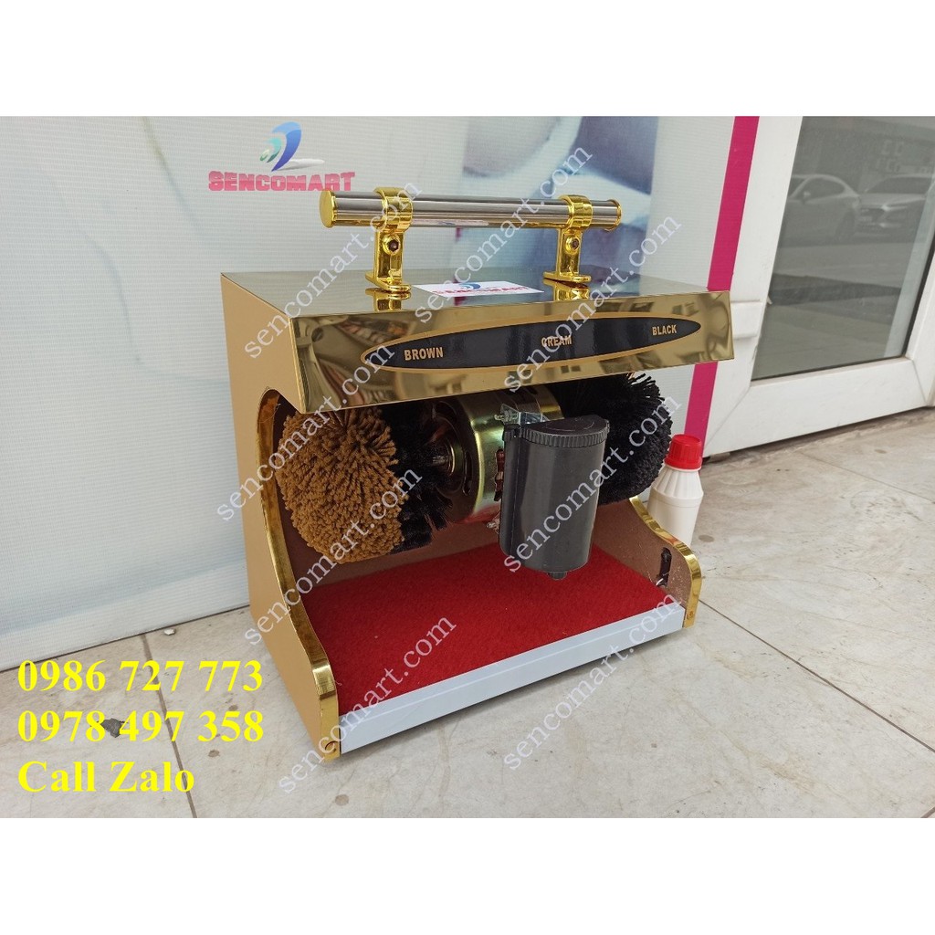 Máy đánh giày tự động tặng 01 lọ xi bóng hàng mới 2021
