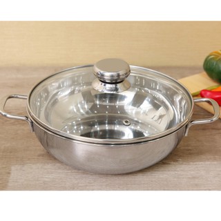 Nồi lẩu nắp kính size 28cm