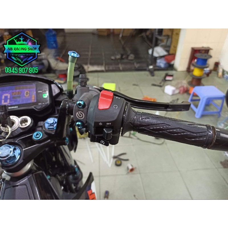 Cùm Ex2019 Mod Cho Satria Raider Sonic Xài Mạch Tắt Máy Không Báo Lỗi Fi.NB Racing Shop