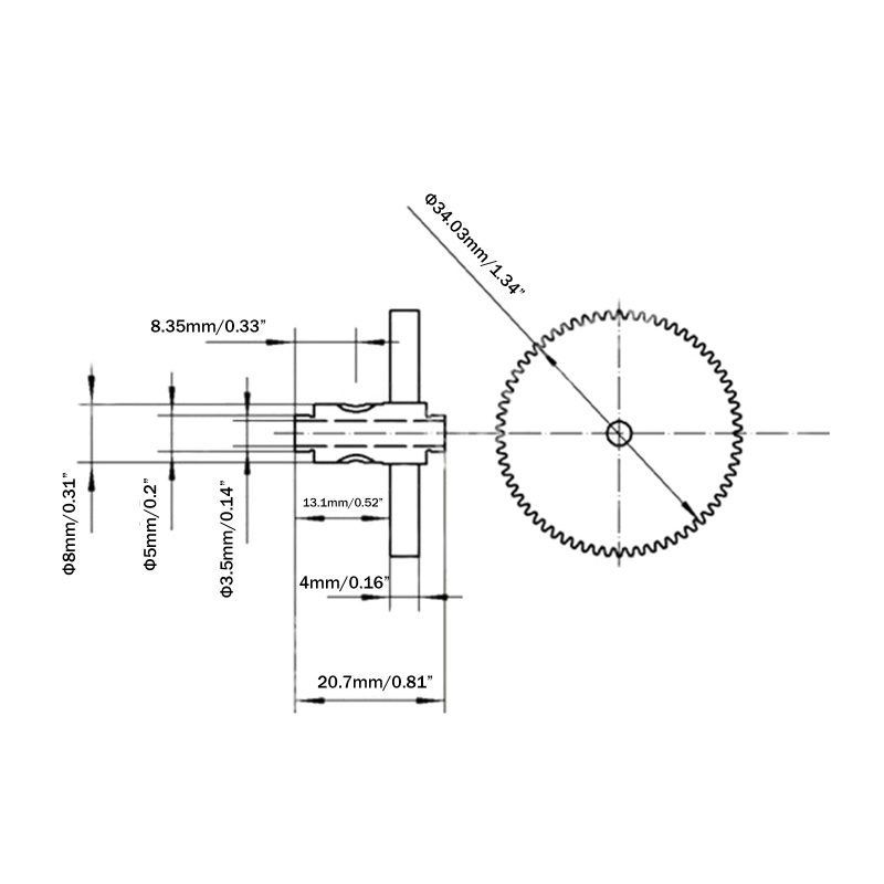 Máy Đùn Artillery x1 Cánh Tay Và Bánh Răng 66 Răng Cho titan Aero