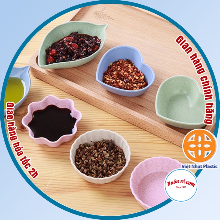 Bát Đựng Gia Vị, Nước Chấm - Bát Mini Cho Bé Ăn Dặm Kiểu Nhật Bằng Nhựa Lúa Mạch Nhiều Hình Xinh Xắn - Buôn Rẻ 01124