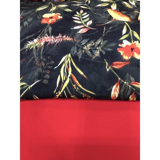 GIẢM GIÁ - vải Áo dài Chiffon tằm hoa nhí