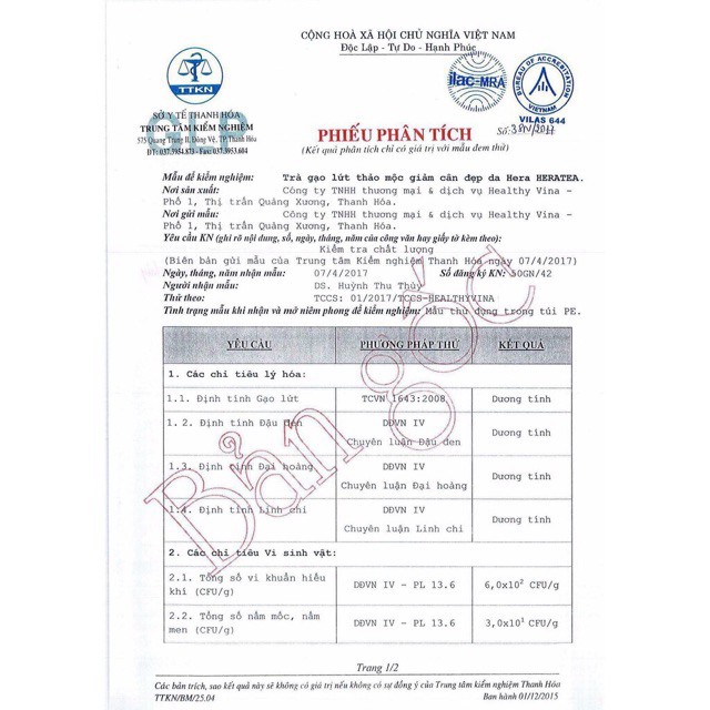 Trà gạo lứt  hạt chia Hera Thảo mộc giảm cân hiệu quả | BigBuy360 - bigbuy360.vn