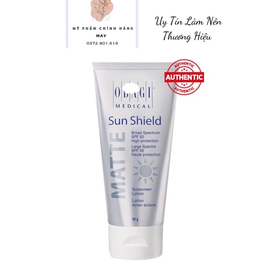 Kem Chống Nắng Phổ Rộng ⭕️B.A.G.I Matte Sun Shield SPF50 85g - da treatment