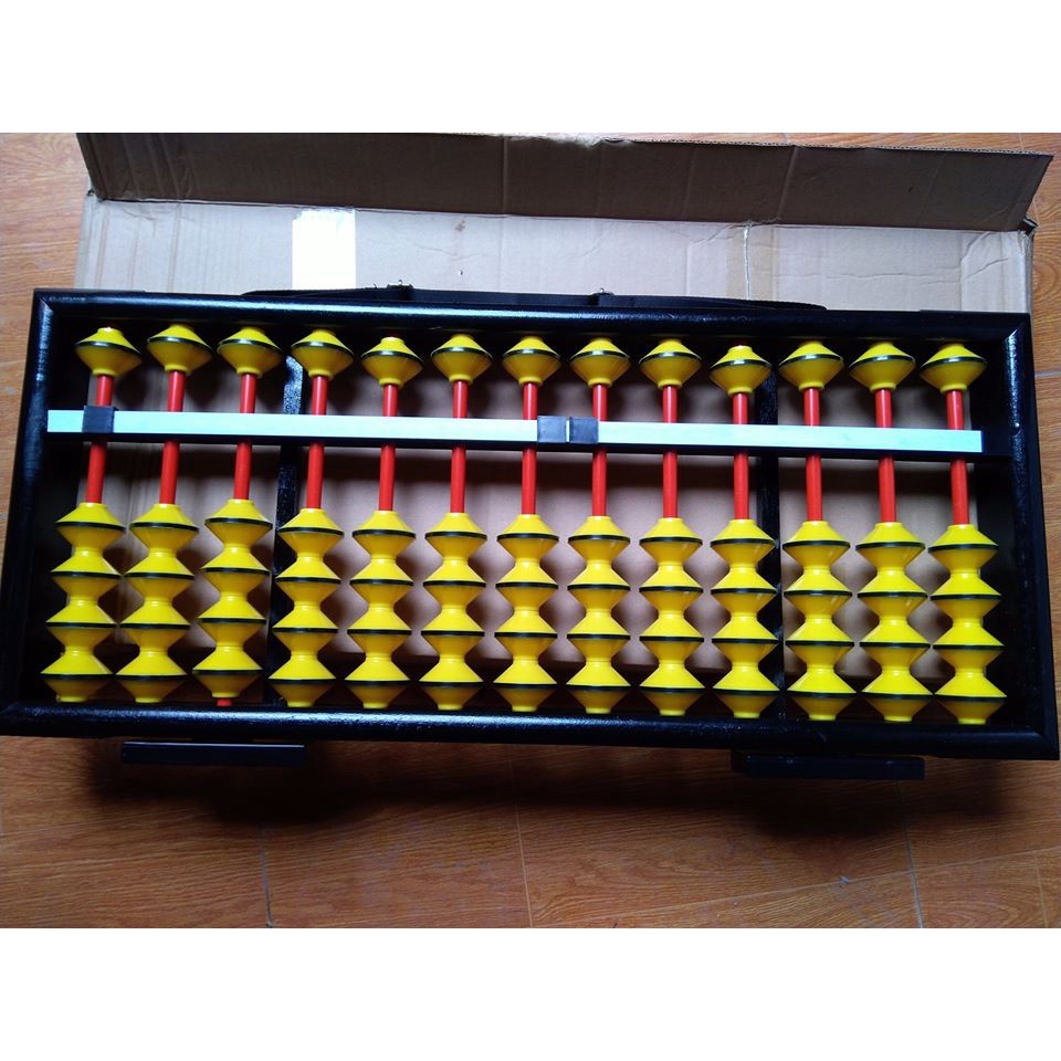 Bàn tính giáo viên 13 cột Abacus UCmas , Soroban, IQ , Bàn tính học toán tư duy