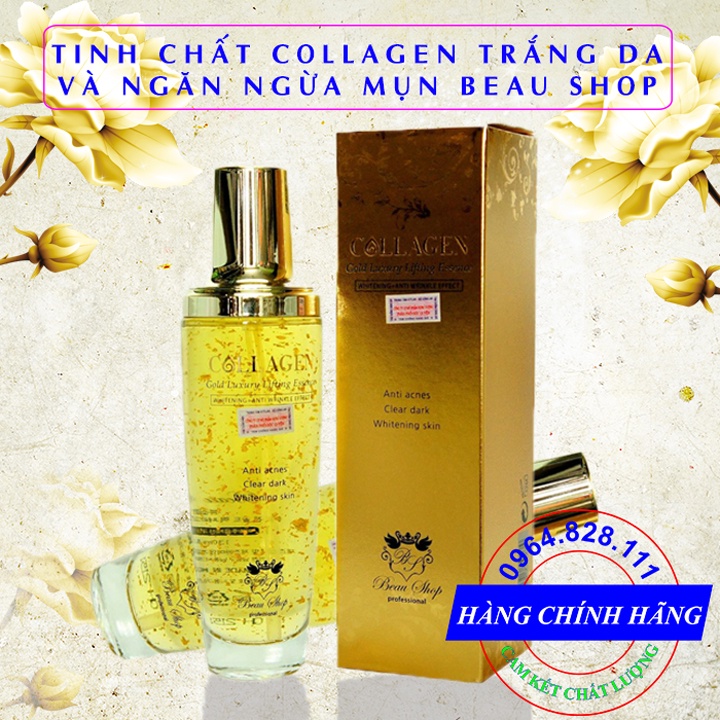 Tinh chất vàng 24k collagen trắng da và ngăn ngừa mụn-24k Gold Zone Luxury Ampoule- Collagen Gold Luxury -Beau Shop | BigBuy360 - bigbuy360.vn