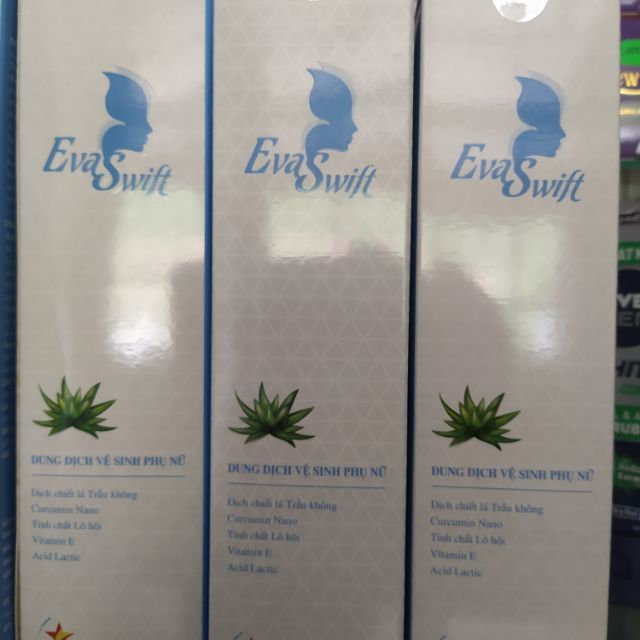 Combo 20c Dung dịch vệ sinh phụ nữ Evaswift