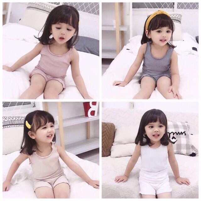 Bộ ba lỗ thun gân