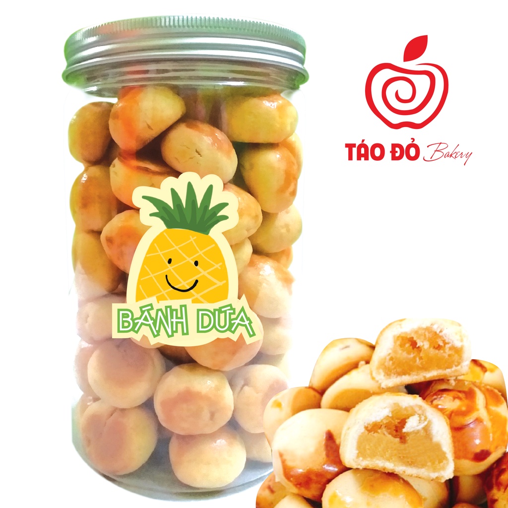 BÁNH DỨA ĐÀI LOAN handmade - Hủ 520g