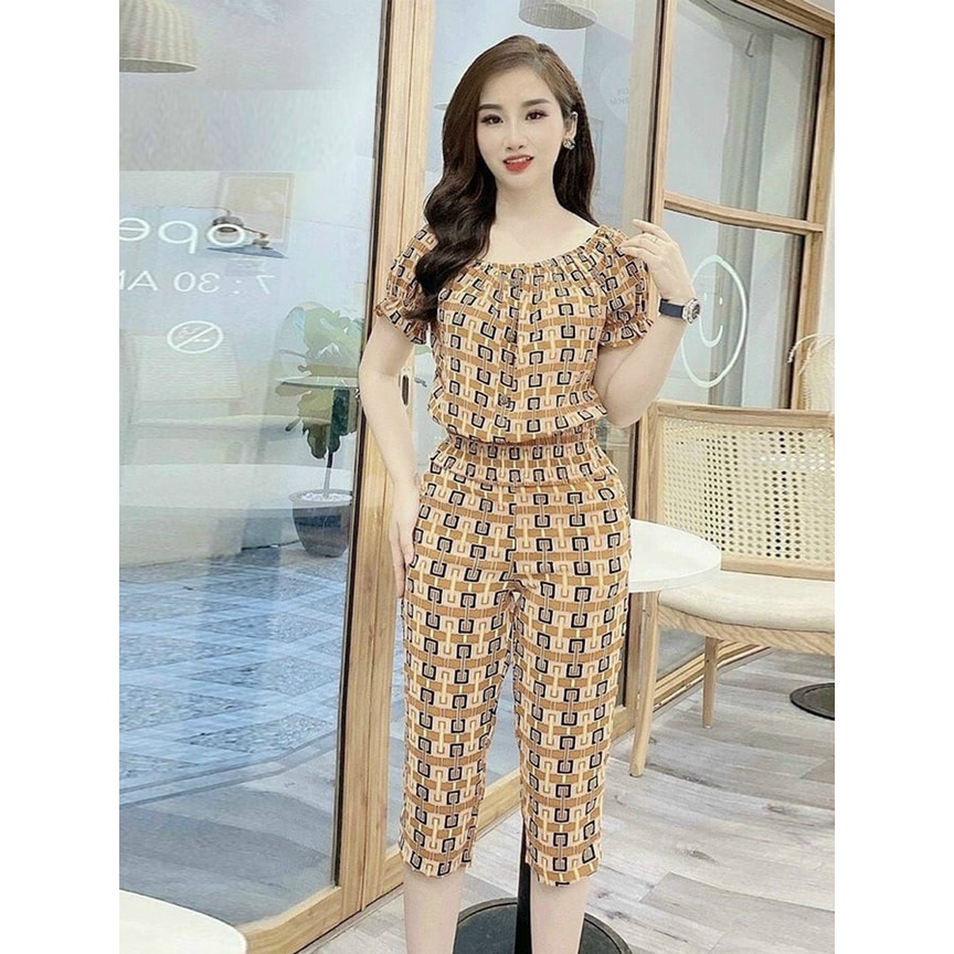 Bộ Lụa Nữ B25 Kiểu Dáng Trẻ Trung Bộ Mặc Nhà Phom Rộng  Mặc Mát Thoải Mái