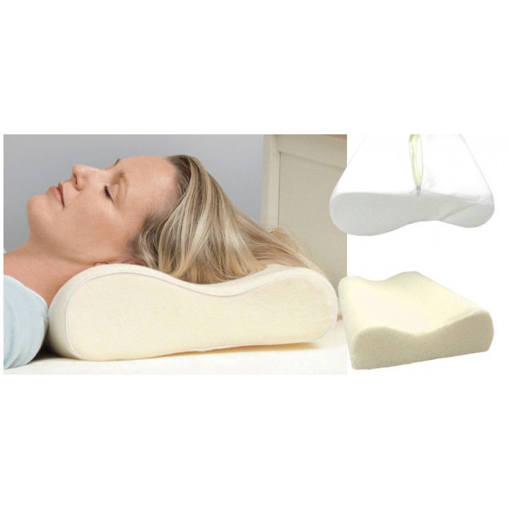 [ LOCK&amp;LOCK CHÍNH HÃNG ] Gối Memory Foam 50D Hình Cong Lock&amp;Lock HLW111