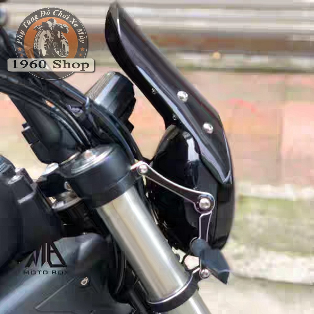 Kính chắn gió fairing nhựa ABS siêu bền đủ tai bắt đi kèm chuyên độ classic Cafe Racer Tracker CG125 SU GN125 CD 67 WIN