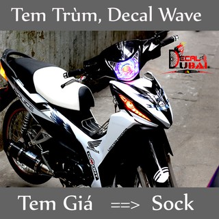 Tem trùm RSX POLICE đen trắng