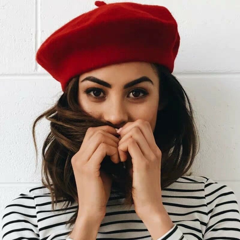 Nón Beret Phong Cách Vintage Thời Trang Cho Nữ