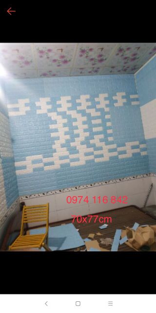 SỈ LẺ XỐP DÁN TƯỜNG (70*77 ) | BigBuy360 - bigbuy360.vn
