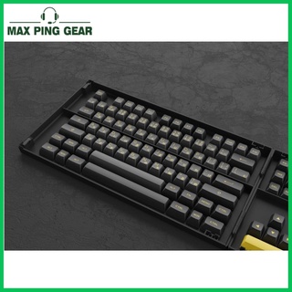 AKKO Keycap set – Black Gold (PBT Double-Shot/ASA profile/158 nút)