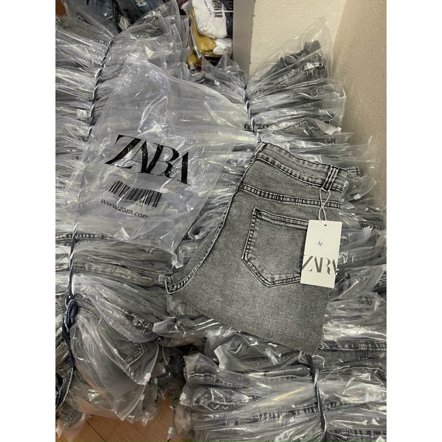 QUẦN JEANS ZRA XÁM KHÓI HOT HIT