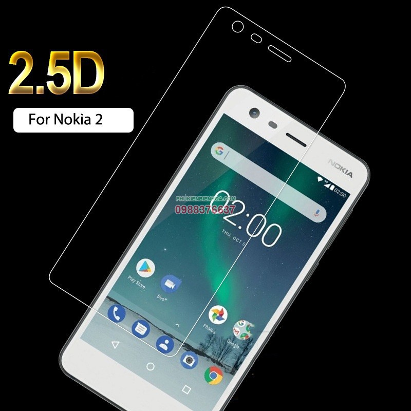 Dán kính cường lực Nokia 2