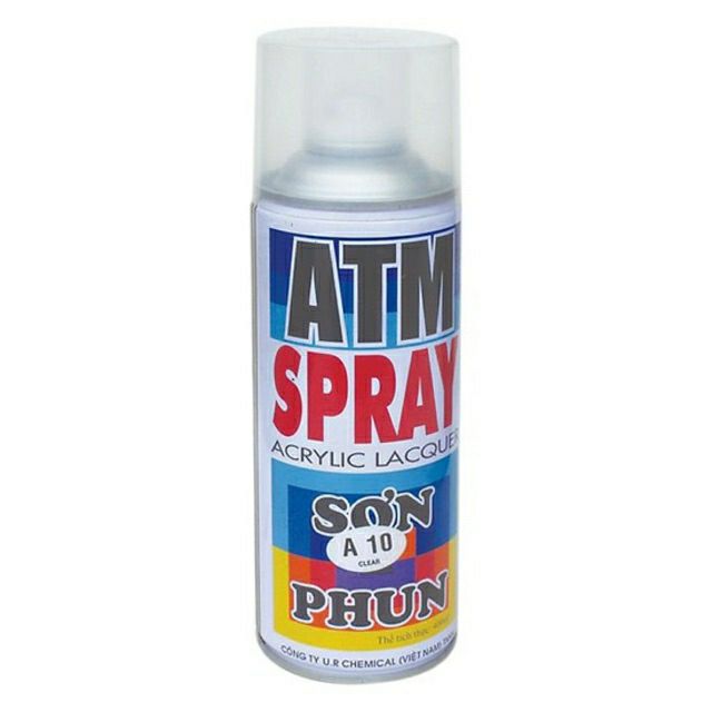 Sơn xịt bóng ATM spray  không màu A10( Clear)