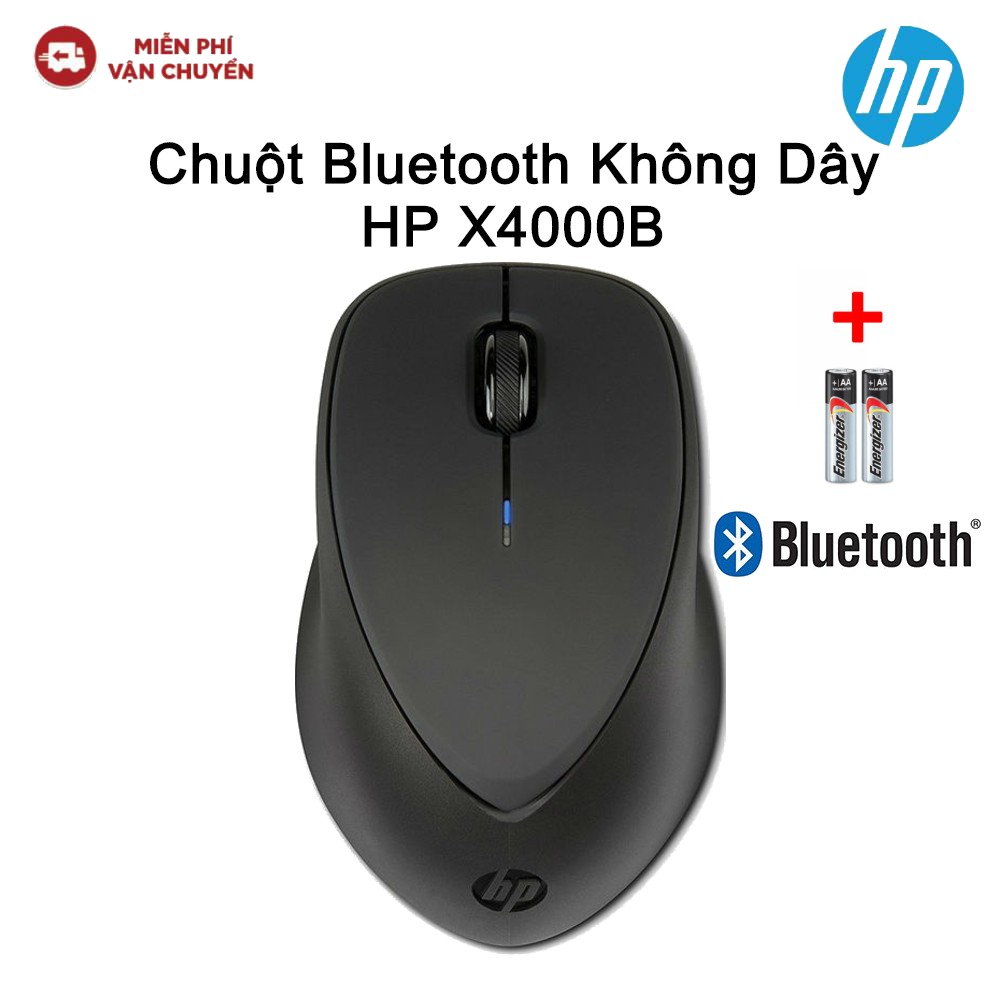 Chuột Bluetooth Không Dây HP X4000B Kèm Pin - Hàng chính hãng new 100%