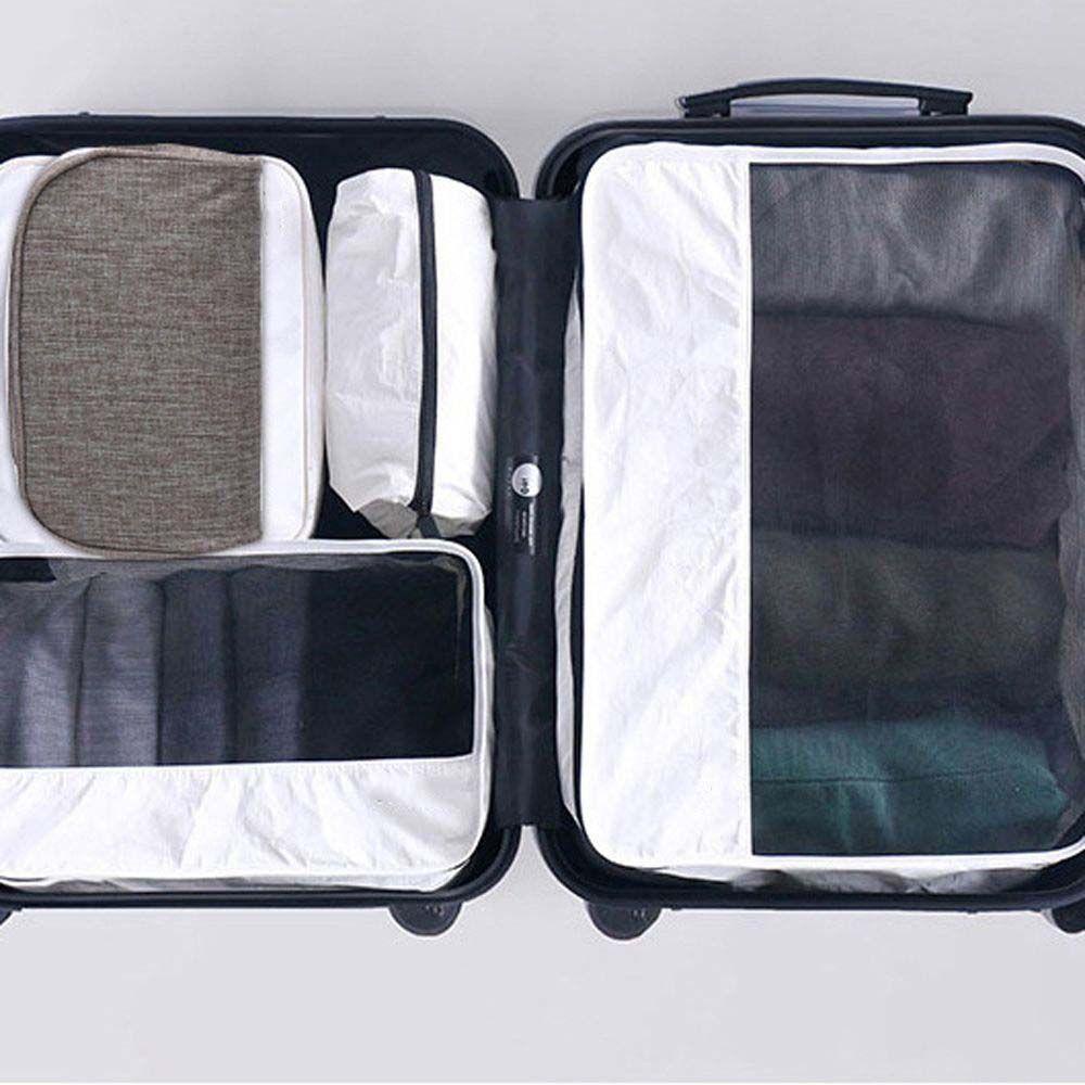 Túi Đựng Mỹ Phẩm Bằng Nylon Chống Thấm Nước Phong Cách Vintage Thời Trang Cho Nữ