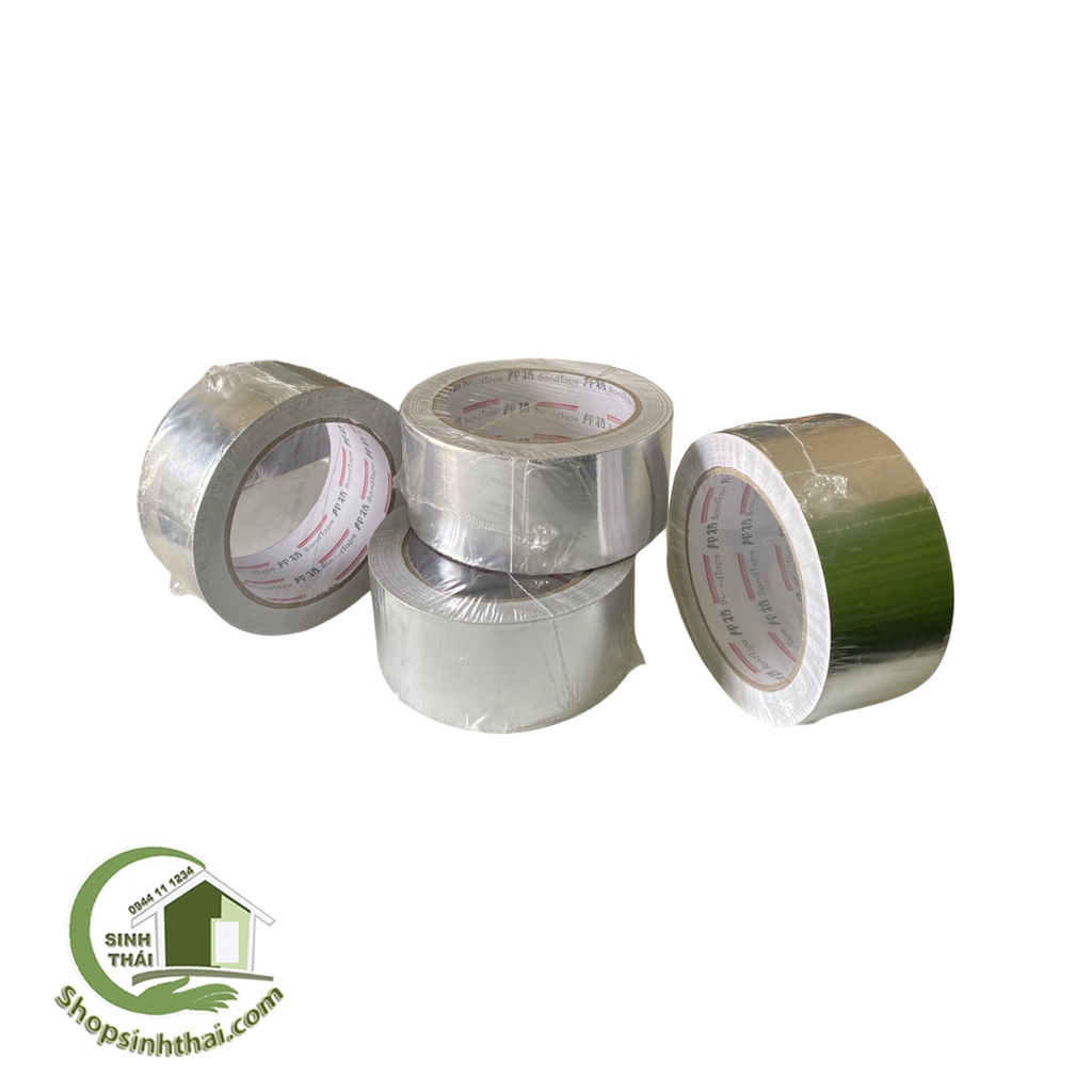 Băng keo bạc - băng keo nhôm chịu nhiệt dán xốp bạc chống nóng và dán đa năng