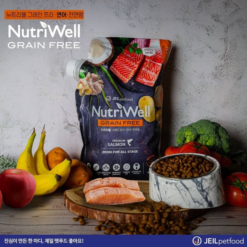 [AN TOÀN – TIẾT KIỆM] [1,5kg] Thức ăn cho chó mọi lứa tuổi không ngũ cốc NutriWell Grain Free