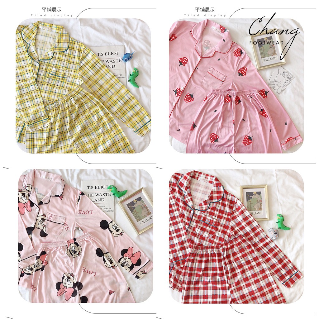 Bộ Ngủ Nữ Dài Tay | HÀNG MỚI VỀ | Bộ Pijama chất đẹp họa tiết SIÊU HOT ❤️ | BigBuy360 - bigbuy360.vn