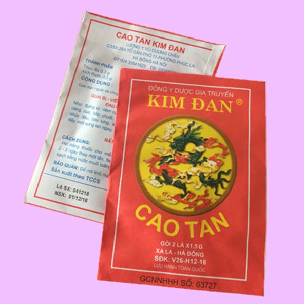 BỊCH 10 GÓI CAO TAN KIM ĐAN  - ĐÔNG Y