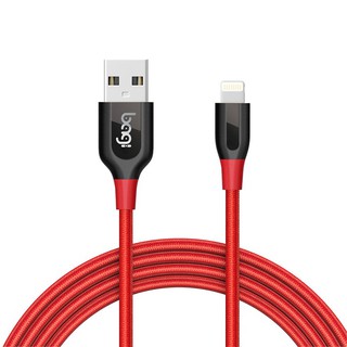 (1,5m) Dây cáp bọc dù sạc nhanh IH150 Bagi cho iphone 5 5s 6 6s 7 7s 7p 8 X....