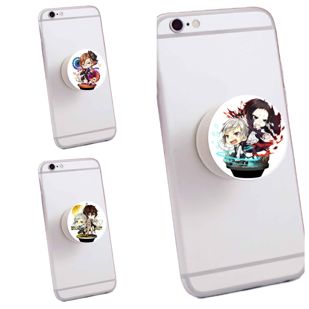 Popsocket - Giá đỡ điện thoại Bungou Stray Dogs anime chibi