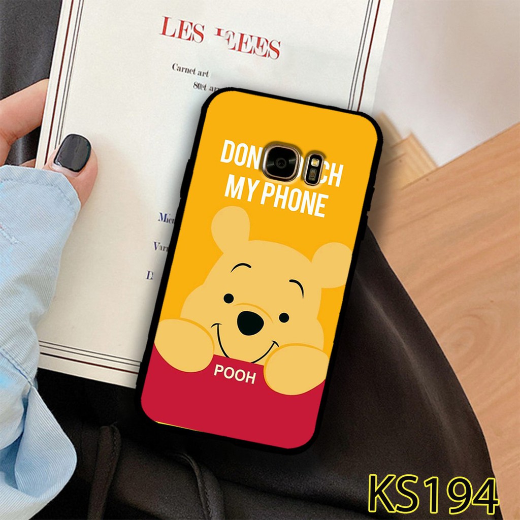 Ốp lưng Samsung S6/S6 Edge/S7/S7 Edge in hình Gấu Pooh  siêu đẹp, độc, lạ_KINGSTORE.HN_Ốp SS S6/S6E/S7/S7E