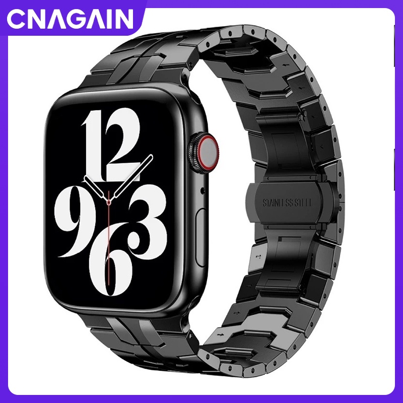Dây Đeo Thay Thế Bằng Thép Không Gỉ Phong Cách Iron Man Cho Apple Watch 7se 7 6 5 4 3 2 45mm 44mm 42mm 41mm 40mm 38mm