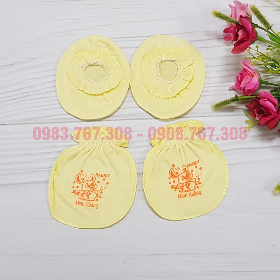 Set Bao Tay Chân Chun Cho Bé Sơ Sinh - Đủ Màu Cho Bé Trai Bé Gái - BTT00590