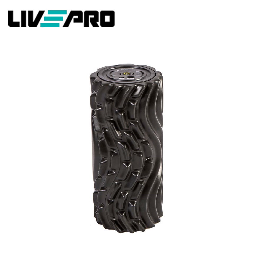 Con lăn yoga massage foam roller, ống trụ lăn giãn cơ có rung điện cao cấp Livepro Chính Hãng FOAM ROLLER LP8236