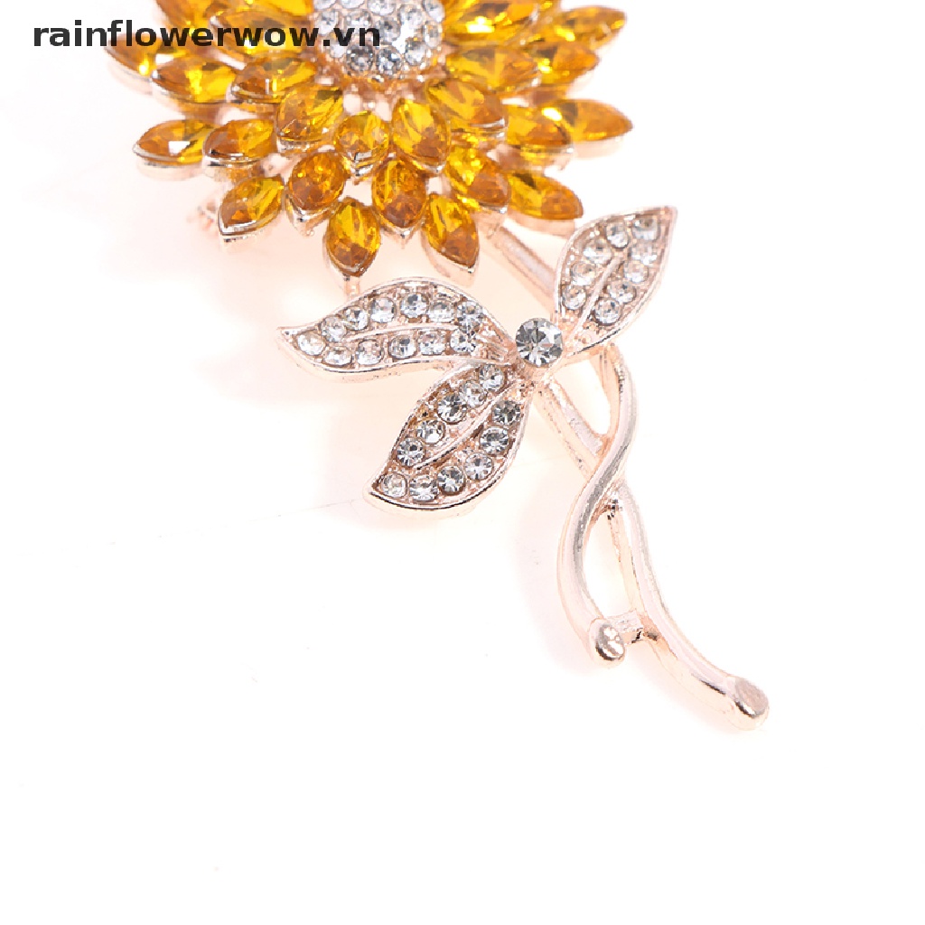1 Ghim Cài Áo Hình Hoa Hướng Dương Thời Trang Dành Cho Nam Và Nữ