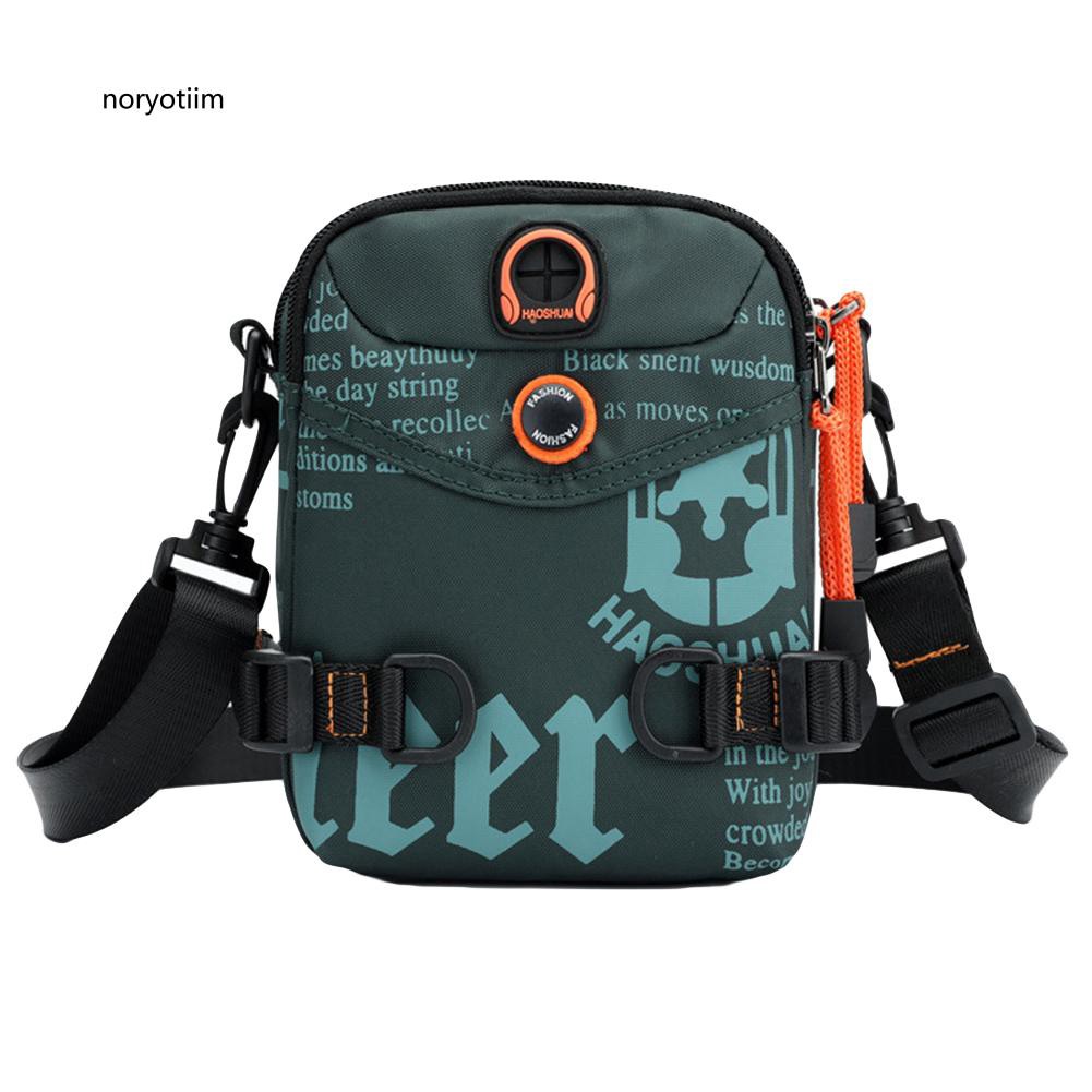 Túi đeo hông thể thao in chữ dành cho nam