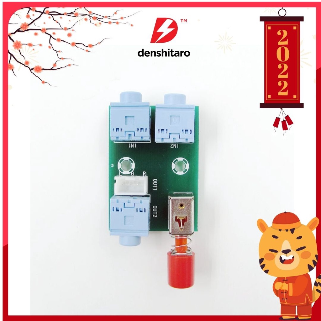 Denshitaro Combo 2 mạch chuyển đổi audio 3.5mm D00-106