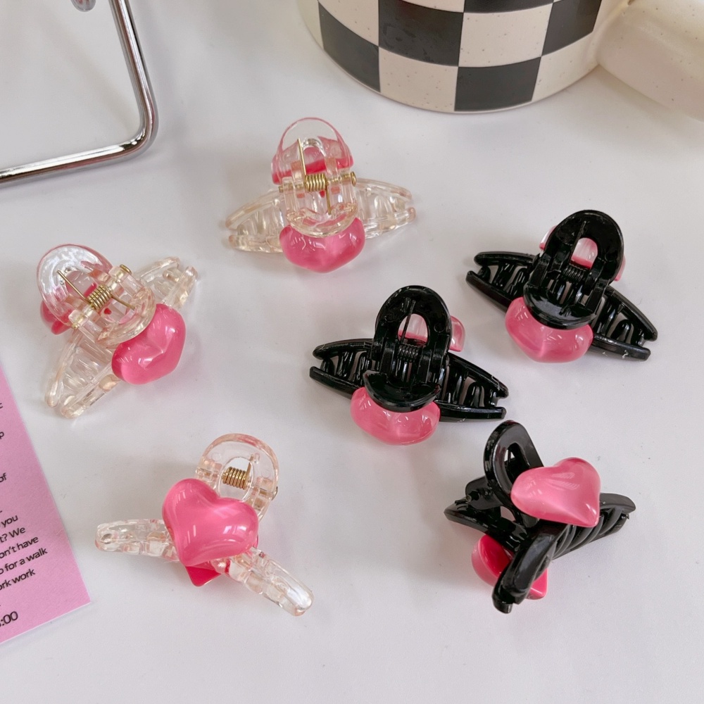 Kẹp Tóc Hình Gấu / Trái Tim Đơn Giản Dễ Thương Phong Cách Hàn Quốc