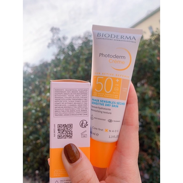 Kem chống nắng Bio cream có màu spf50 40ml