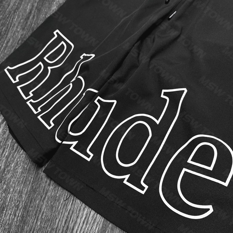 Quần short gió Rhude cao cấp, quần đùi thể thao dây rút thời trang nam nữ unisex , MSW Town | BigBuy360 - bigbuy360.vn