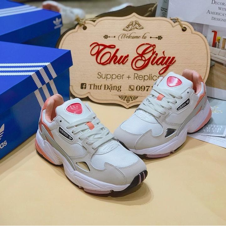 [𝗕𝗮́𝗻 𝗹𝗼̂̃ 𝘃𝗼̂́𝗻] Giày thể thao,Giày sneaker,Giày 𝐅𝐚𝐥𝐜𝐨𝐧 trắng hồng