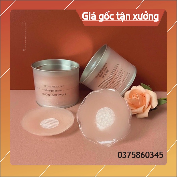 1 Cặp áo ngực silicone thực tế Pasties Dán ngực có thể tái sử dụng tự dính FREESHIP