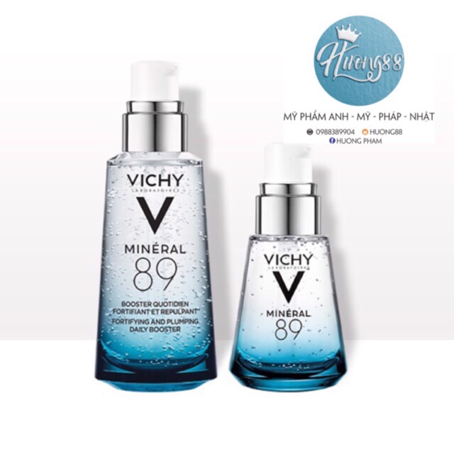 Serum Khoáng Cấp Nước Vichy Mineral 89 50ml-75ml Pháp