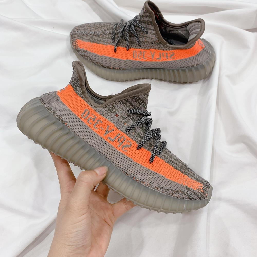 Giày Thể Thao Nam Nữ Sugar YZ 350 Xám Cam