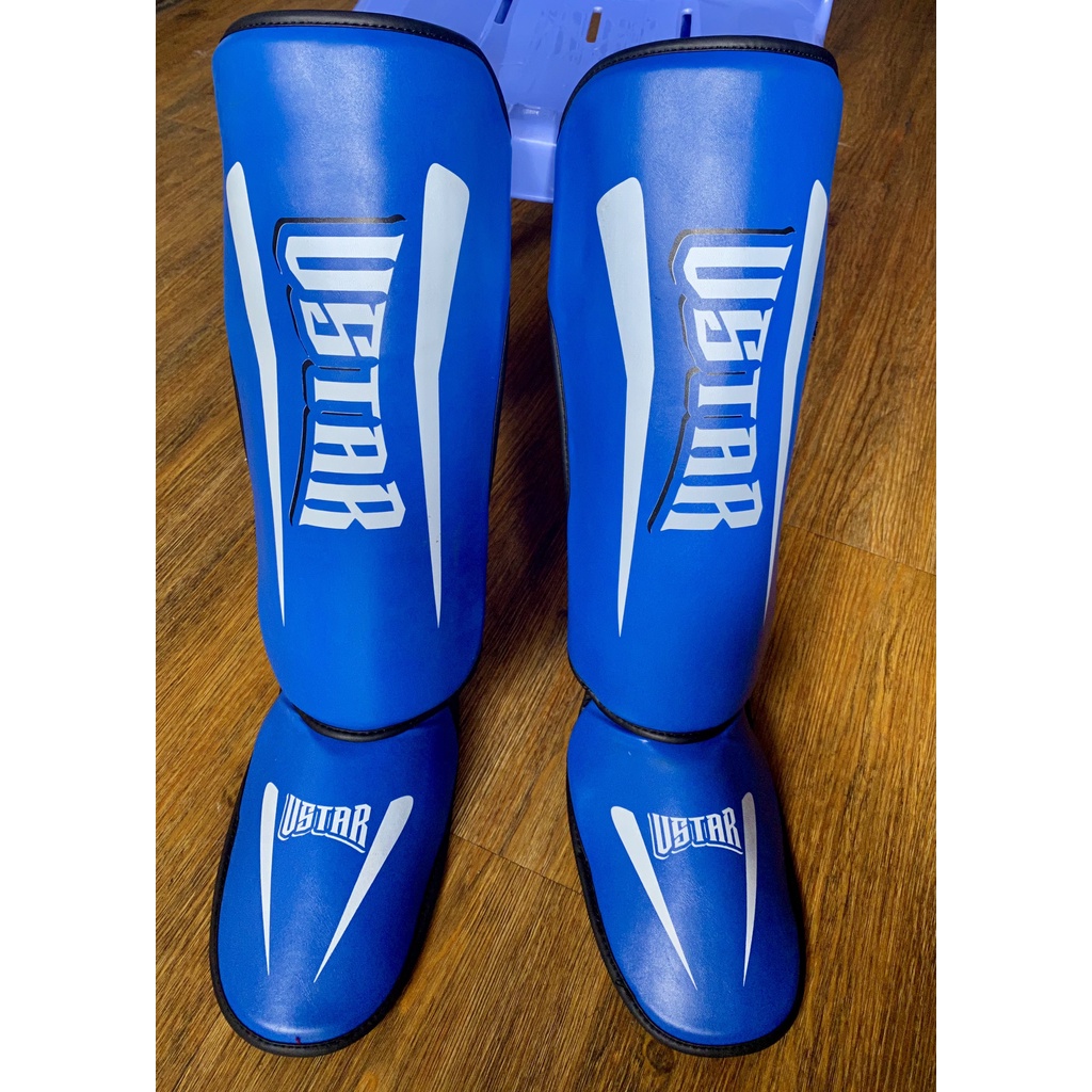 Giáp Chân bảo hộ chân ống chân MU bàn chân boxing cao cấp VStar có giá sỉ tốt cho phòng võ và HLV giáp có nhiều màu Size