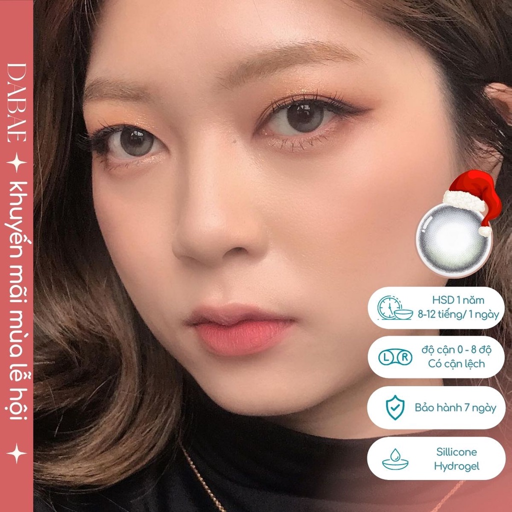 lens cận màu olive có viền Hàn Quốc HANOIAN | hãng DABAE